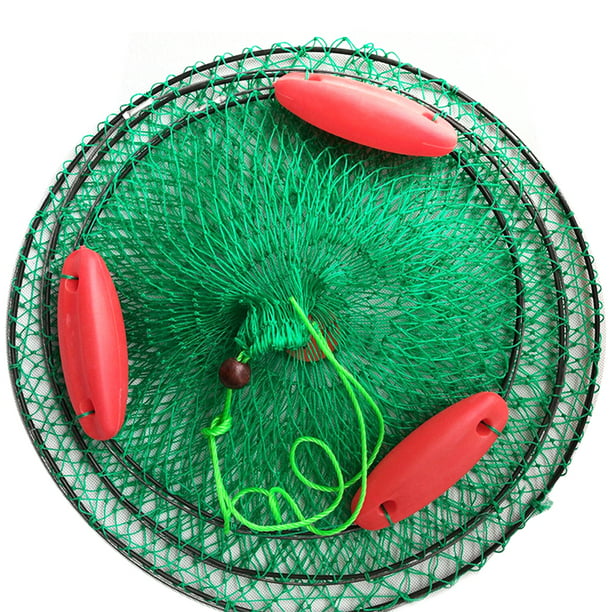 Fishing Tackle Folded Portable Trap Net Cage Boat Fishing Floating Ball CastNet